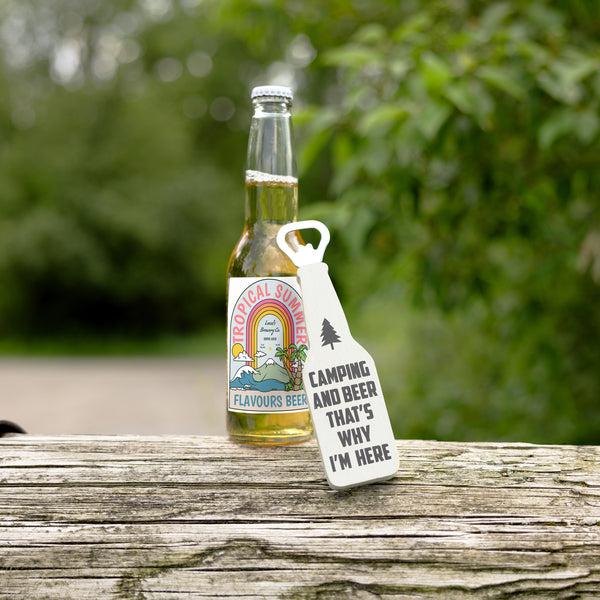 Pavilion Gift Company Camping 7" Bottle Opener Magnet