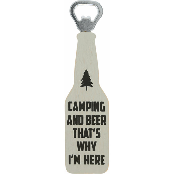 pavilion gift company Camping 7" Bottle Opener Magnet