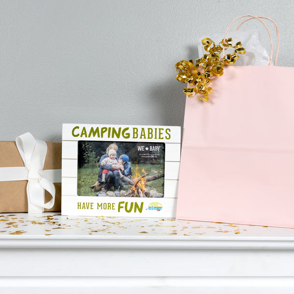 Pavilion Gift Company Camping Babies 7.5" X 6" Frame (Holds 6" X 4" Photo)