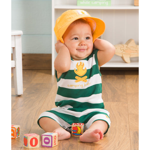 Pavilion Gift Company Camping Baby 12-24 Month Boy Romper