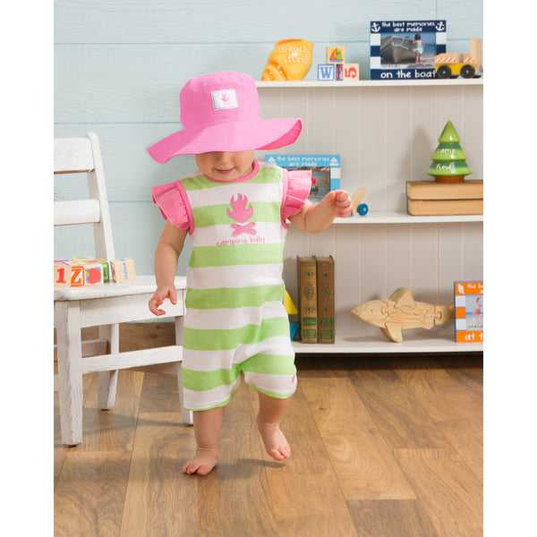 Pavilion Gift Company Camping Baby 6-12 Month Girl Romper