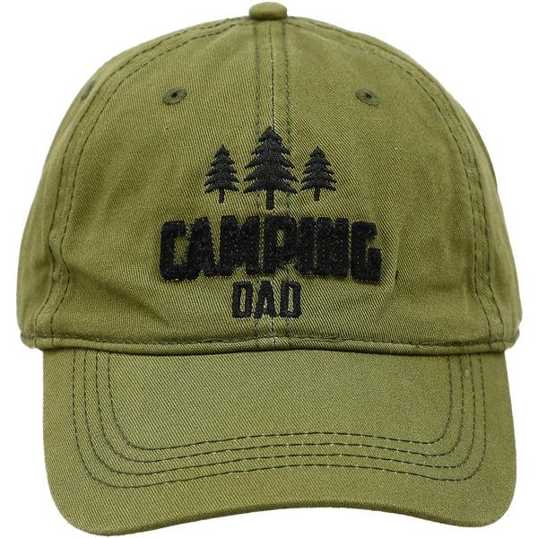 pavilion gift company Camping Dad Olive Adjustable Hat