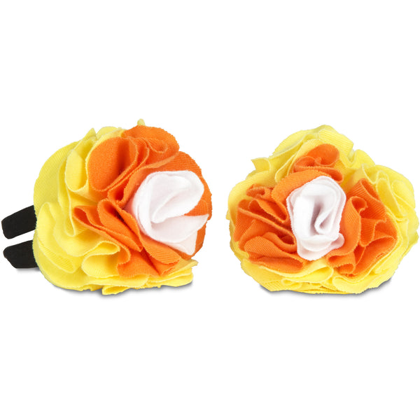 Pavilion Gift Company Candy Corn Barefoot Booties (0-6 Months)