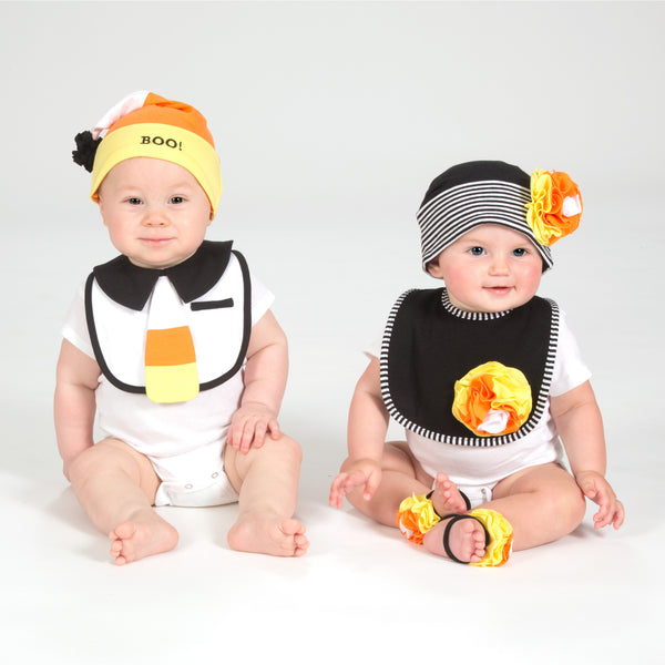 Pavilion Gift Company Candy Corn Flower Hat (0-12 Months)