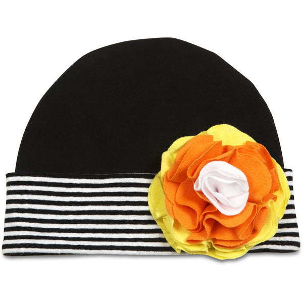 pavilion gift company Candy Corn Flower Hat (0-12 Months)