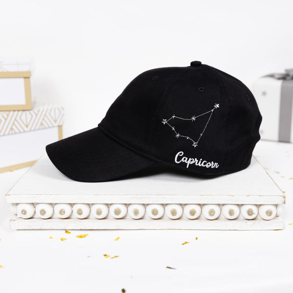 Pavilion Gift Company Capricorn Black Adjustable Hat