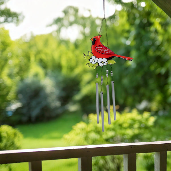 Pavilion Gift Company Cardinals Appear 17.5" Wind Chime