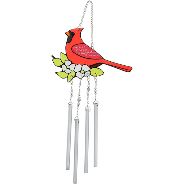 pavilion gift company Cardinals Appear 17.5" Wind Chime