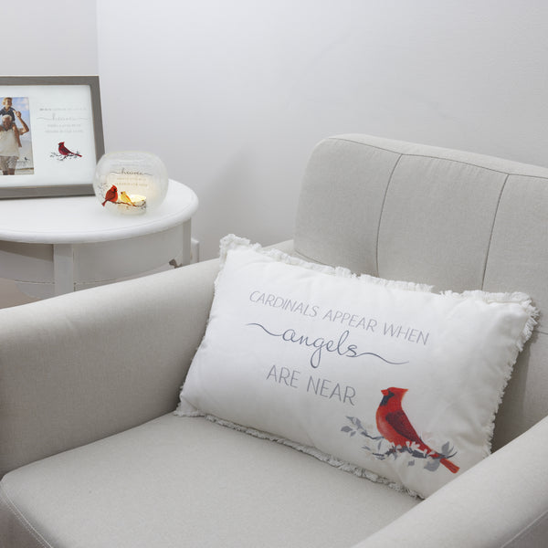 Pavilion Gift Company Cardinals Appear 20" X 12" Throw Pillow