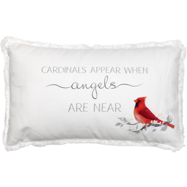 pavilion gift company Cardinals Appear 20" x 12" Throw Pillow