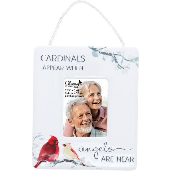 pavilion gift company Cardinals Appear 3.5" x 4.5" Frame (Holds 2" x 2.5" Photo)