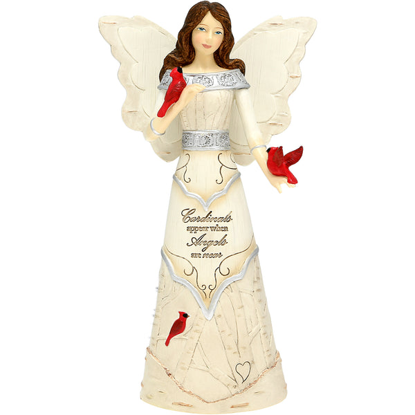 pavilion gift company Cardinals Appear 7.5" Angel with Cardinals