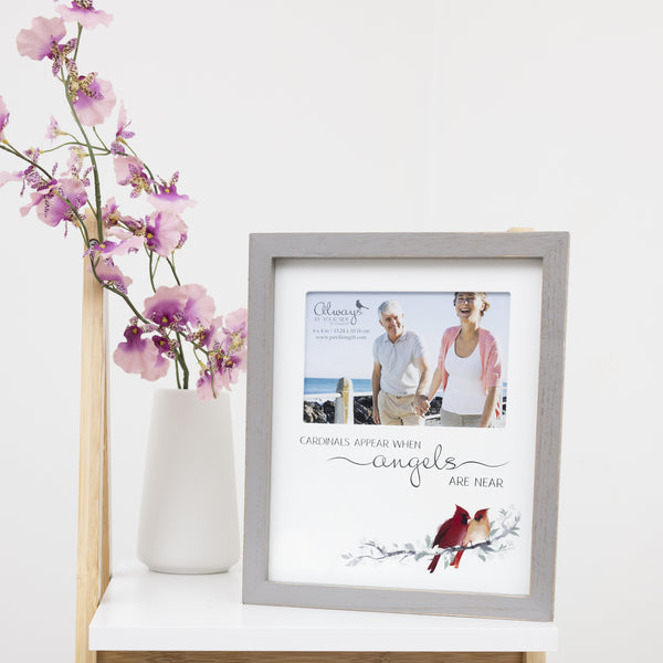 Pavilion Gift Company Cardinals Appear 8.5" X 10" Frame (Holds 6" X 4" Photo)