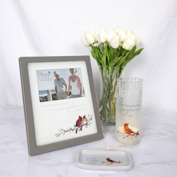 Pavilion Gift Company Cardinals Appear 8.5" X 10" Frame (Holds 6" X 4" Photo)