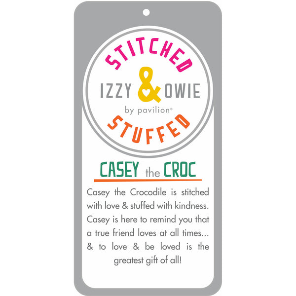 Pavilion Gift Company Casey The Crocodile 15" Crocodile Stuffed Animal/Door Stopper