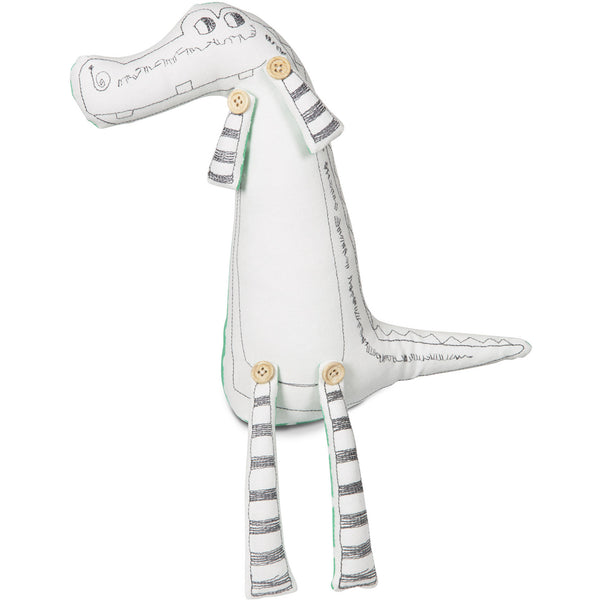 pavilion gift company Casey the Crocodile 15" Crocodile Stuffed Animal/Door Stopper