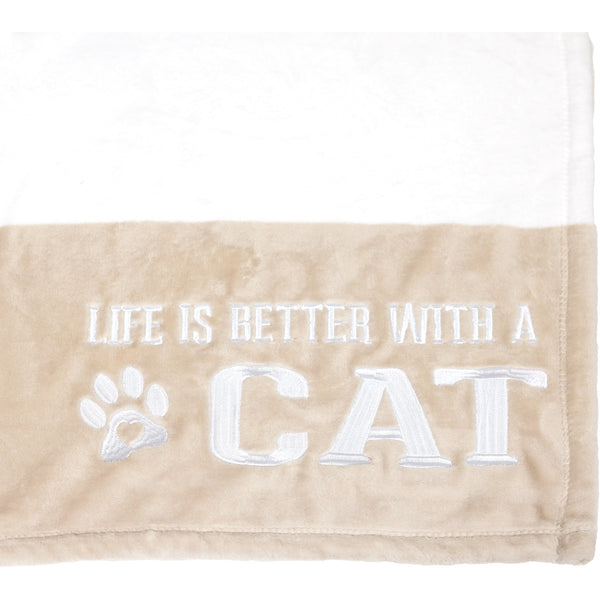 pavilion gift company Cat 50" x 60" Royal Plush Blanket