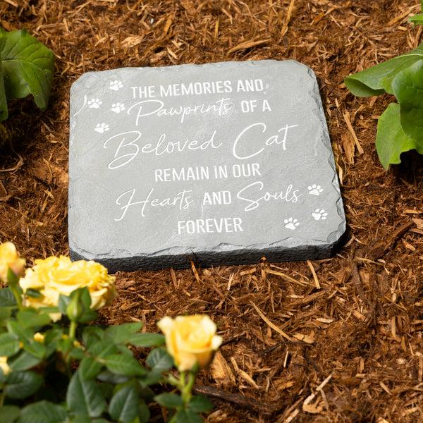Pavilion Gift Company Cat Memorial 7.75" X 7.75" Garden Stone