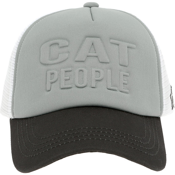 pavilion gift company Cat People Adjustable Light Gray Neoprene Mesh Hat