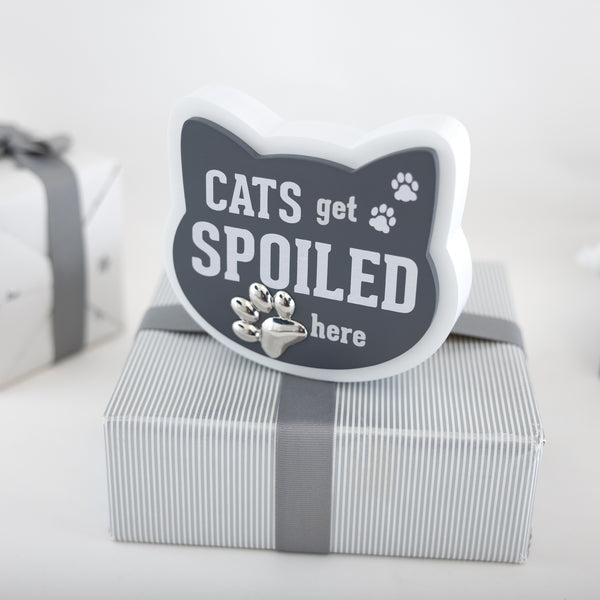 Pavilion Gift Company Cats 5" MDF Self-Standing Plaque