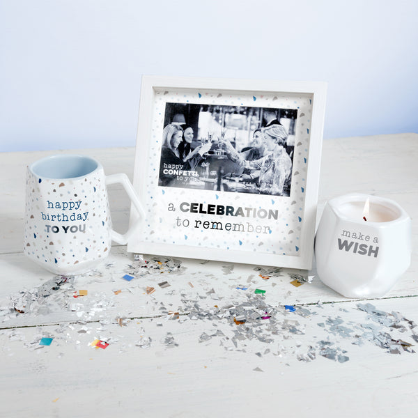 Pavilion Gift Company Celebration 7.5" Shadow Box Frame (Holds 6" X 4" Photo)