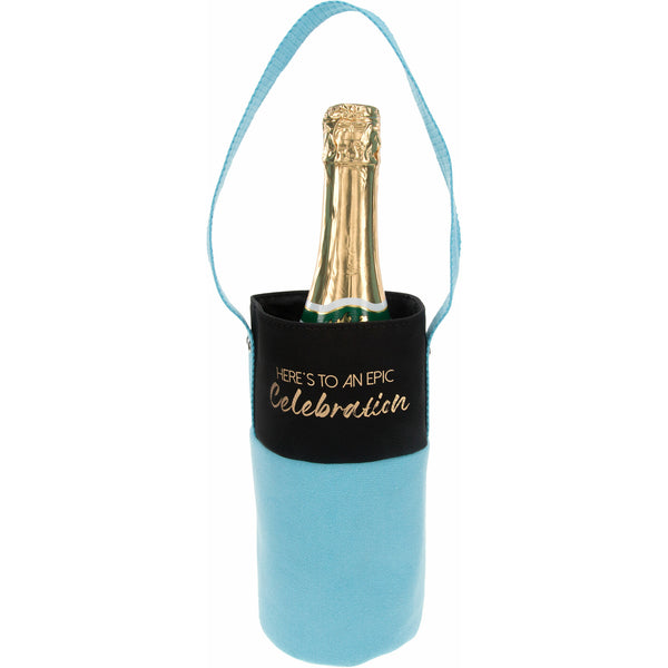 pavilion gift company Celebration Canvas Bottle Gift Bag