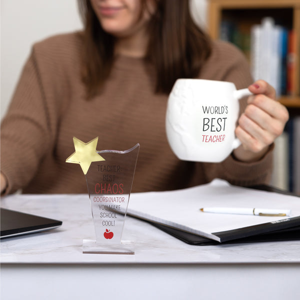 Pavilion Gift Company Chaos 5.5" Acrylic Trophy Plaque