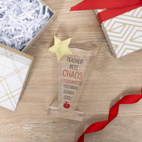 Pavilion Gift Company Chaos 5.5" Acrylic Trophy Plaque