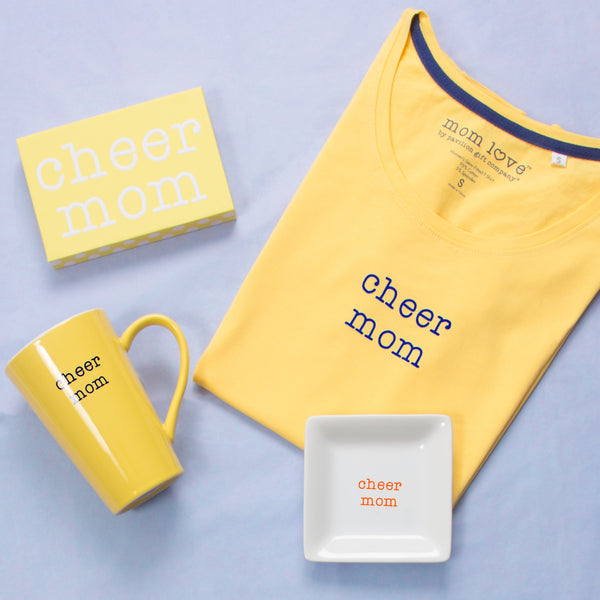 Pavilion Gift Company Cheer Mom Small Yellow T-Shirt