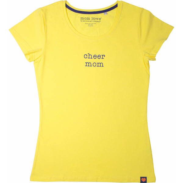 Pavilion Gift Company Cheer Mom Small Yellow T-Shirt