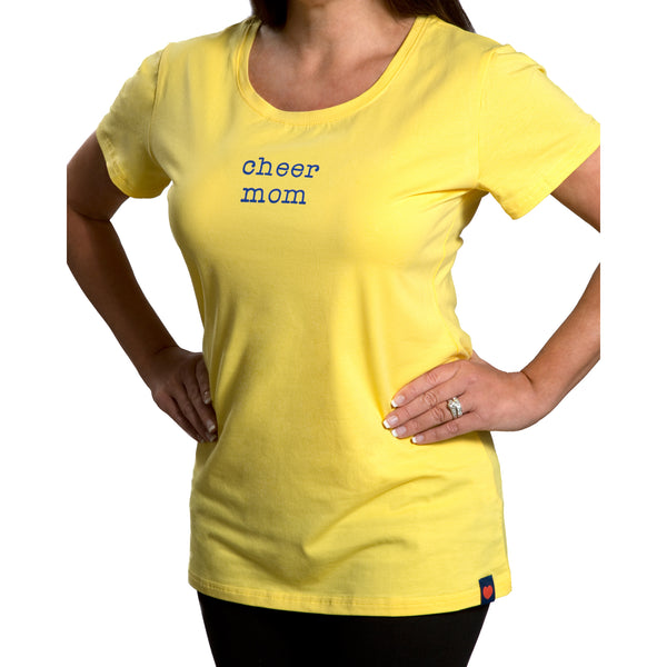 pavilion gift company Cheer Mom Small Yellow T-Shirt
