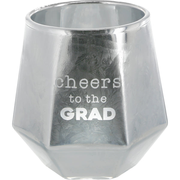 pavilion gift company Cheers Grad 3 oz Geometric Shot Glass