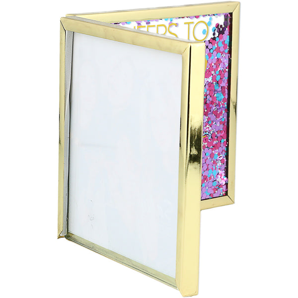 Pavilion Gift Company Cheers To 60 4.75" Hinged Sentiment Frame