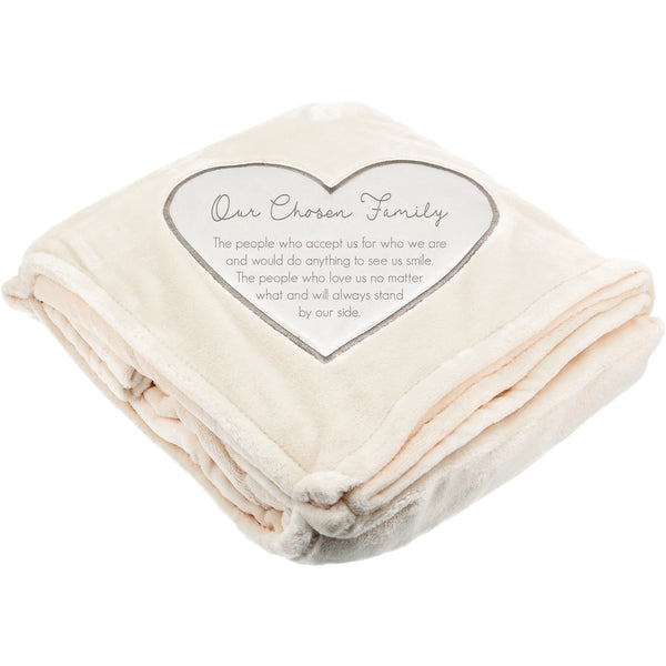 Pavilion Gift Company Chosen Family 50" X 60" Royal Plush Blanket