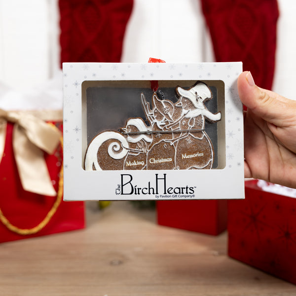 Pavilion Gift Company Christmas Memories 4" Snowfamily Ornament