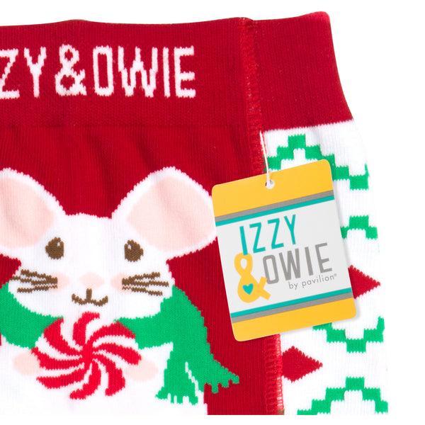 Pavilion Gift Company Christmas Mouse 6-12 Months Baby Leggings