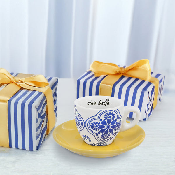 Pavilion Gift Company Ciao Bella 2.5 Oz Espresso Cup And Saucer