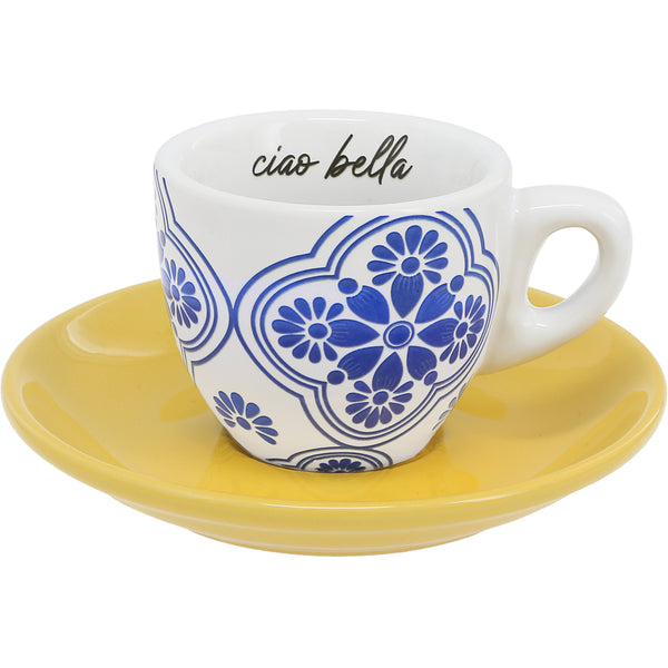 pavilion gift company Ciao Bella 2.5 oz Espresso Cup and Saucer