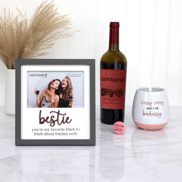 Pavilion Gift Company Classy Sassy Badassy 14 Oz - 100% Soy Wax Reveal Candle Scent: Tranquility