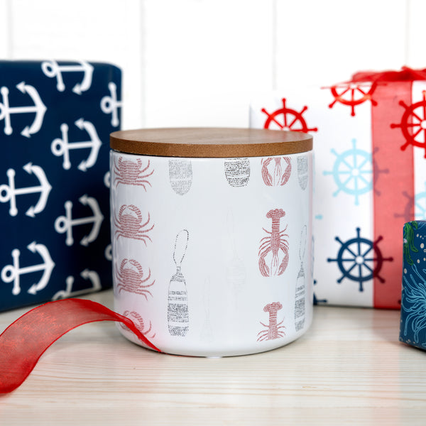 Pavilion Gift Company Coastal 14 Oz - 100% Soy Wax Reveal Candle Scent: Lemon Verbena