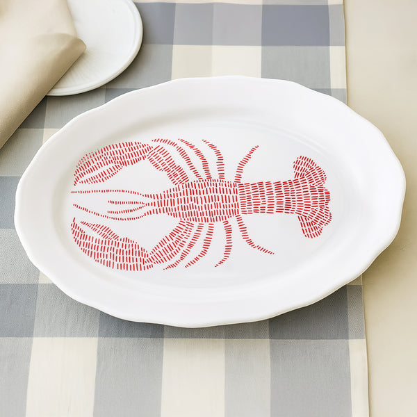 Pavilion Gift Company Coastal 20" Melamine Serving Tray