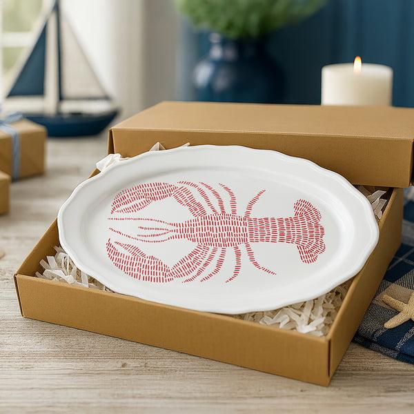 Pavilion Gift Company Coastal 20" Melamine Serving Tray