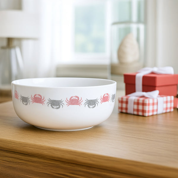 Pavilion Gift Company Coastal 6.25" Melamine Bowls (Set Of 2)