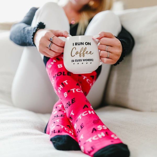Pavilion Gift Company Coffee 15.5 Oz Mug And Sock Set