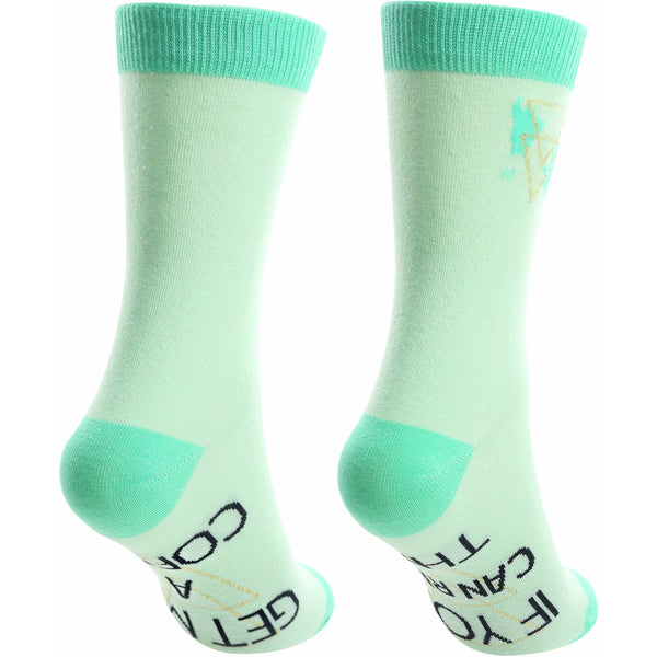 Pavilion Gift Company Coffee Ladies Cotton Blend Sock
