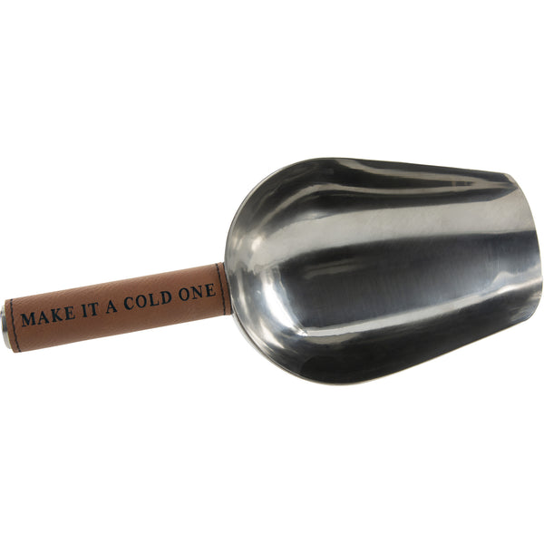 pavilion gift company Cold One PU Leather & Stainless Steel Ice Scoop