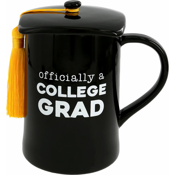 pavilion gift company College Grad 17 oz Mug with Lid