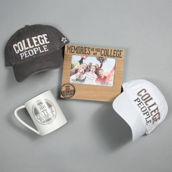 Pavilion Gift Company College People White Adjustable Hat