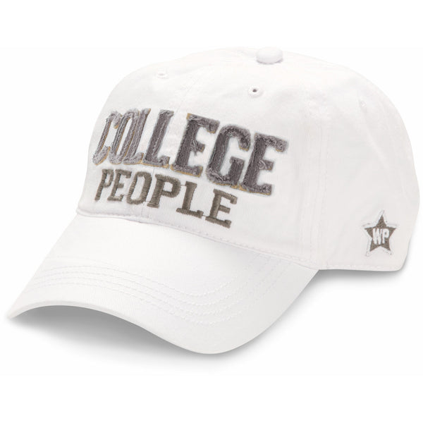 pavilion gift company College People White Adjustable Hat
