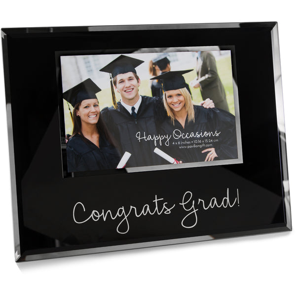 pavilion gift company Congrats 9.25" x 7.25" Frame (Holds 6" x 4" Photo)